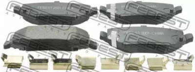FEBEST 2001chiiir -  Комплект тормозных колодок, дисковый тормоз