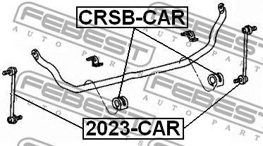 FEBEST 2023car -  Тяга / стойка, стабилизатор
