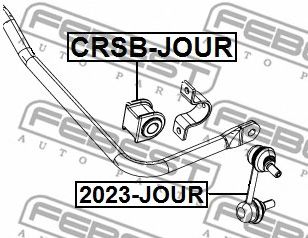 FEBEST 2023jour -  Тяга / стойка, стабилизатор