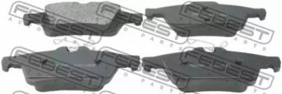 FEBEST 2101cbsr -  Комплект тормозных колодок, дисковый тормоз
