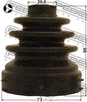 FEBEST 2115cb320att -  Пыльник, приводной вал