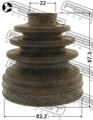 FEBEST 2115tc7t -  Пыльник, приводной вал