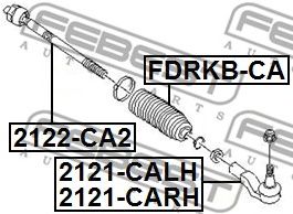 FEBEST 2121calh -  Наконечник поперечной рулевой тяги