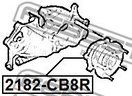 FEBEST 2182cb8r -  Ступица колеса заднего