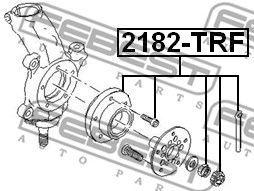 FEBEST 2182trf -  Ступица колеса переднего