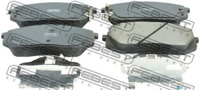 FEBEST 2201fqf -  Колодки тормозные дисковые передние, комплект