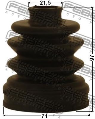 FEBEST 2215sorr -  Пыльник, приводной вал