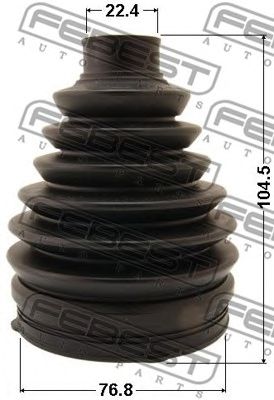 FEBEST 2217pcd -  Комплект пыльника, приводной вал