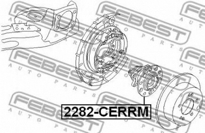 FEBEST 2282cerrm -  Ступица задняя