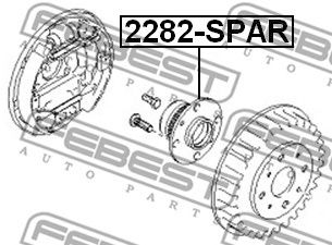 FEBEST 2282spar -  Ступица колеса заднего