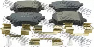 FEBEST 2301b7r -  Комплект тормозных колодок, дисковый тормоз