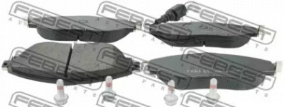 FEBEST 2301ccf -  Комплект тормозных колодок, дисковый тормоз