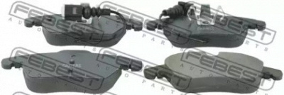 FEBEST 2301tigf -  Комплект тормозных колодок, дисковый тормоз