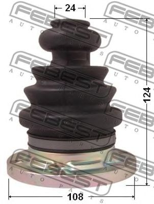 FEBEST 2315b5 -  Комплект пыльника, приводной вал