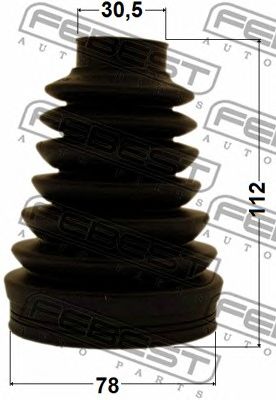FEBEST 2315pt5 -  Пыльник шрус внутренний комплект78x112x30.5