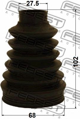 FEBEST 2315ptmt -  Комплект пыльника, приводной вал