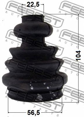 FEBEST 2315t5rh -  Пыльник шрус внутренний комплект56.5x104x22.5