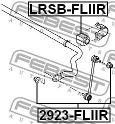FEBEST 2923fliir -  Тяга / стойка, стабилизатор