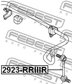 FEBEST 2923rriiir -  Стойка стабилизатора заднего