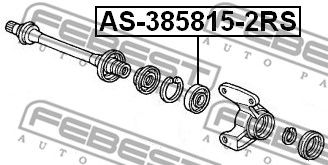 FEBEST as3858152rs -  Подшипник приводного вала38x58x15