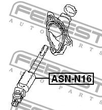 FEBEST asnn16 -  Вал сошки рулевого управления