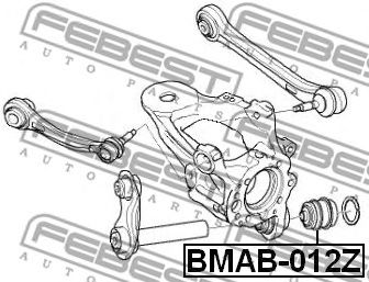 FEBEST bmab012z -  Сайленблок задней цапфы плавающий