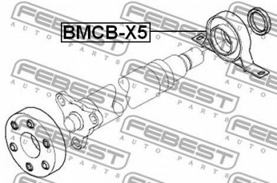 FEBEST bmcbx5 -  Подшипник, промежуточный подшипник карданного вала