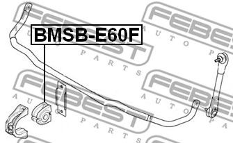 FEBEST bmsbe60f -  Втулка переднего стабилизатора