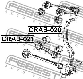 FEBEST crab020 -  Подвеска, рычаг независимой подвески колеса