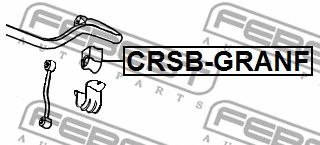 FEBEST crsbgranf -  Опора, стабилизатор