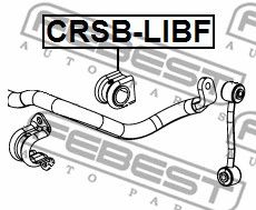 FEBEST crsblibf -  Втулка переднего стабилизатора