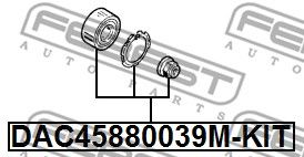 FEBEST dac45880039mkit -  Подшипник ступичный передний45x88x39