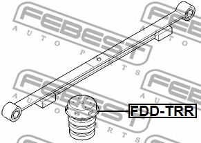 FEBEST fddtrr -  Отбойник заднего амортизатора