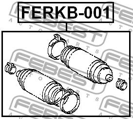 FEBEST ferkb001 -  Пыльник рулевой рейки универсальный