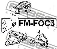FEBEST fmfoc3 -  Подвеска, двигатель