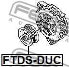 FEBEST ftdsduc -  Шкив генератора