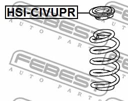FEBEST hsicivupr -  Тарелка пружины