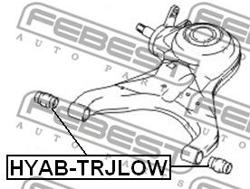 FEBEST hyabtrjlow -  Подвеска, рычаг независимой подвески колеса