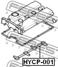 FEBEST hycp001 -  Кольцо уплотнительное свечного колодца