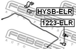 FEBEST hysbelr -  Втулка стабилизатора заднего