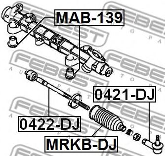 FEBEST mab139 -  Подвеска, рулевое управление