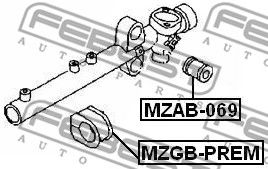 FEBEST mzab069 -  Подвеска, рулевое управление