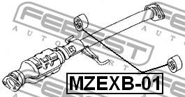 FEBEST mzexb01 -  Монтажный комплект, система выпуска
