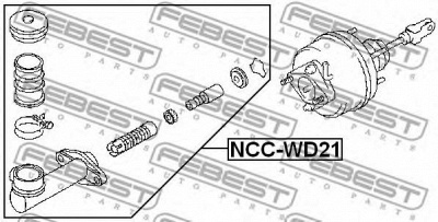 FEBEST nccwd21 -  Главный цилиндр, система сцепления