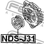 FEBEST ndsj31 -  Ременный шкив, генератор