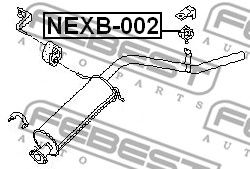 FEBEST nexb002 -  Монтажный комплект, система выпуска