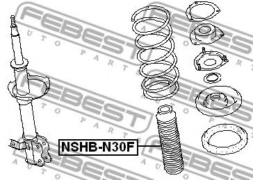 FEBEST nshbn30f -  Защитный колпак / пыльник, амортизатор