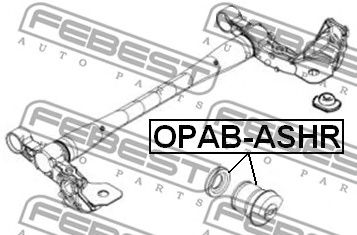FEBEST opabashr -  Сайлентблок задней балки