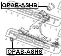 FEBEST opabashs -  Подвеска, рычаг независимой подвески колеса