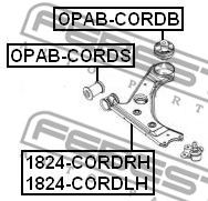 FEBEST opabcordb -  Подвеска, рычаг независимой подвески колеса